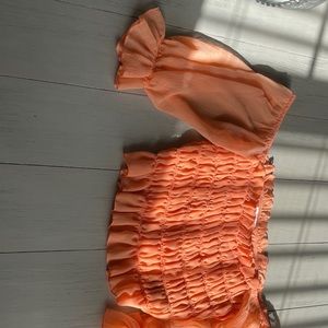 Flowy Peach Shirt